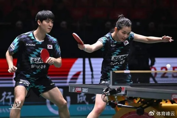 韩国乒乓球队强势出击，2025混合团体世界杯8-0完胜美国，豪取三连胜晋级八强